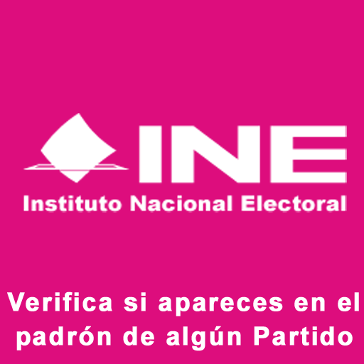 Botón para acceder al portal del INE en donde puedes verificar tu afiliacióin partidista